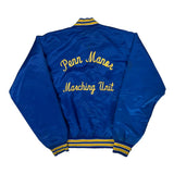 Penn Manor Marching Unit Game Varsity Jacket - Large Blue Polyester