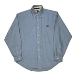 Tommy Hilfiger Shirt - Small Blue Cotton
