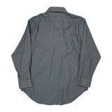 Ralph Lauren Striped Shirt - Large Gray Cotton