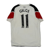 2010-11 Manchester United Nike Giggs Away Football Shirt - XL Black Polyester