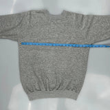 Blank Unbranded Sweatshirt - Medium Grey Cotton Blend