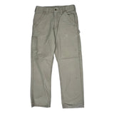 Carhartt Carpenter Trousers - 31W 32L Beige Cotton