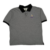 Vikings Lee Sport Nfl Polo Shirt - XL Black & White Cotton Blend