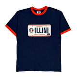 Illinois Urbana-Champaign Nike College T-Shirt - Medium Navy Cotton