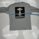 Sturgis Bike Week 2022 Harley Davidson Graphic Long Sleeve T-Shirt - Large Grey Cotton