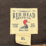 Red Head Gilet - XL Brown Cotton