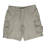 Lee Cargo Shorts - 37W 11L Beige Cotton