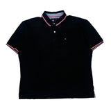 Tommy Hilfiger Polo Shirt - XL Black Cotton