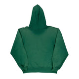 Soft Fade Made In USA Russell Athletic Hoodie - Large Green Cotton