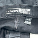 Carhartt Carpenter Pants - 38W 30L Black Cotton