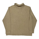 Polo By Ralph Lauren 1/4 Zip - XL Beige Cotton