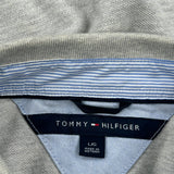 Tommy Hilfiger Polo Shirt - Large Grey Cotton