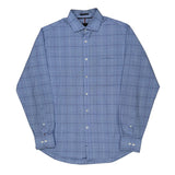 Tommy Hilfiger Checked Shirt - Medium Blue Cotton