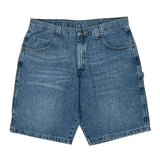 Carpenter Wrangler Denim Shorts - 37W 10L Blue Cotton