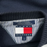Tommy Hilfiger Sweater - Large Navy Cotton
