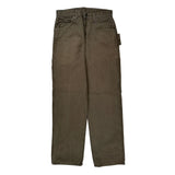 Dickies Carpenter Trousers - 29W 30L Brown Cotton