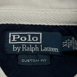 Ralph Lauren Rugby Shirt - XL Blue Cotton