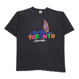 Single Stitch Waves Graphic T-Shirt - Large Multicoloured Cotton