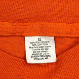 Halloween Pumpkin 1970S Single Stitch T-Shirt - XL Orange Cotton Blend
