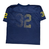 Made In USA Nike Football Football Jersey - 2XL Blue Polyester