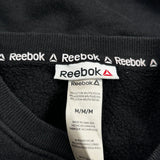 Reebok Sweatshirt - Medium Black Cotton Blend