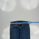 501 Levis Jeans - 30W 27L Blue Cotton