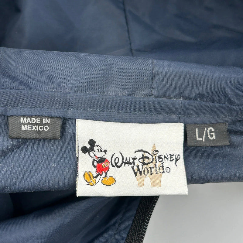 Walt Disney World Disney Windbreaker - Large Navy Nylon