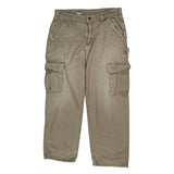 Carhartt Cargo Trousers - 32W 27L Beige Cotton