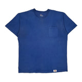 Dickies T-Shirt - Large Blue Cotton