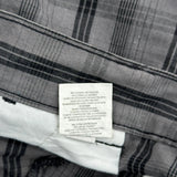 Dickies Checked Cargo Shorts - 36W 12L Gray Cotton Blend