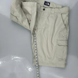 The North Face Cargo Shorts - 36W 10L Beige Cotton