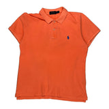 Polo By Ralph Lauren Polo Shirt - Large Orange Cotton