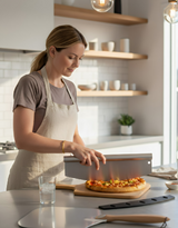 Anygleam 35.5x30.5cm Pizza Cutter and Shovel With Foldable Wooden Handle Bakeware Kitchen Tools No Oxidation