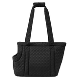 Anypet Quilted Thin Black Korean-Inspired Pet Carrier Handbag & Shoulder Bag