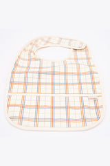 Sustainable baby bib - Plaid