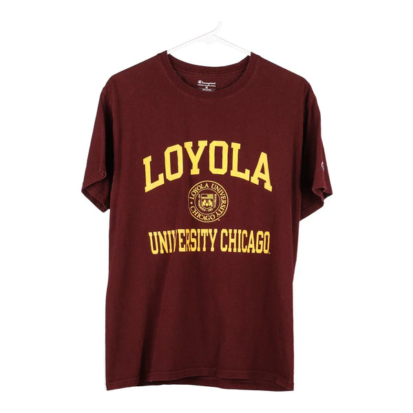 Vintage burgundy Loyola University Champion T-Shirt - mens medium