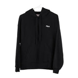 Vintage black Fila Hoodie - womens medium