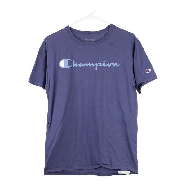 Vintage navy Champion T-Shirt - mens medium