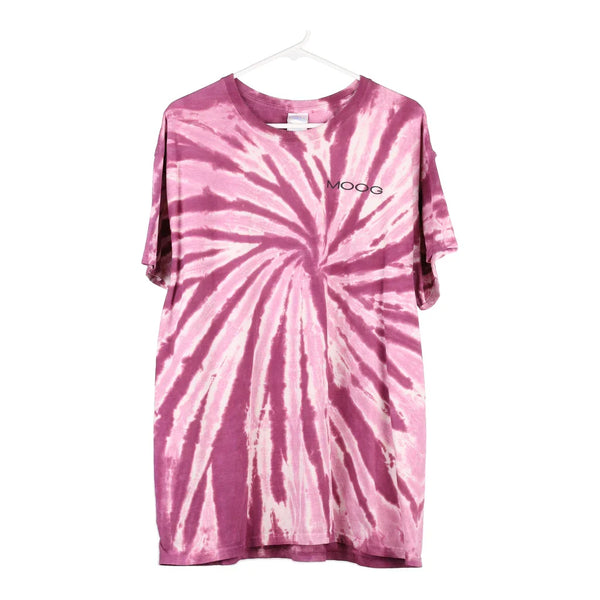 Vintage pink MOOG Port & Company T-Shirt - mens x-large