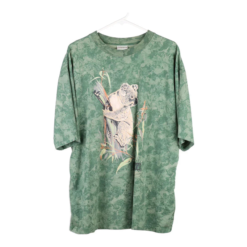 Vintage green Cohunu Koala Park Aussie Themes T-Shirt - mens xx-large