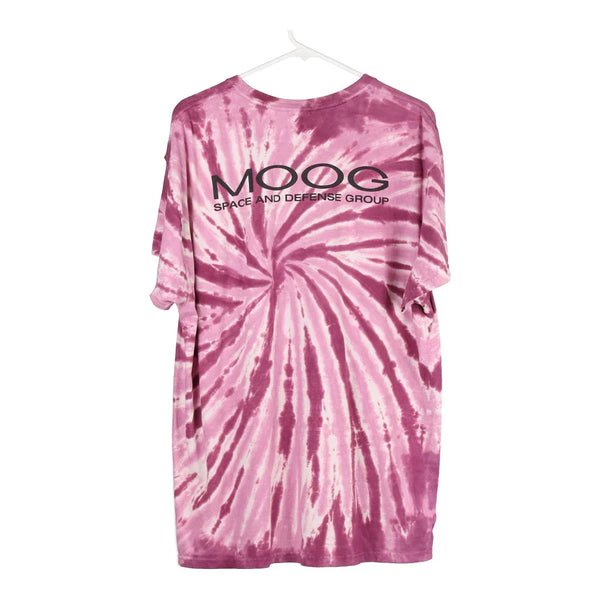Vintage pink MOOG Port & Company T-Shirt - mens x-large
