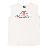 Age 15-16 Champion Spellout Vest - 2XL White Cotton
