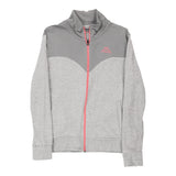Age 15-16 Kappa Zip Up - 2XL Grey Cotton