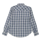 Age 12 Wrangler Checked Flannel Shirt - XL Green Cotton