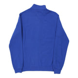 Age 13-14 Champion Zip Up - XL Blue Cotton Blend