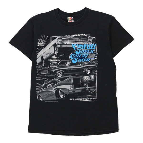 Vintage black Chevy Show Fruit Of The Loom T-Shirt - mens large
