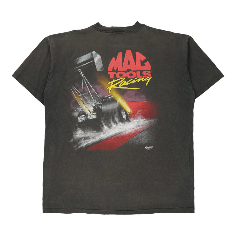 Vintage grey Mac Tools Racing Chase Authentics T-Shirt - mens large