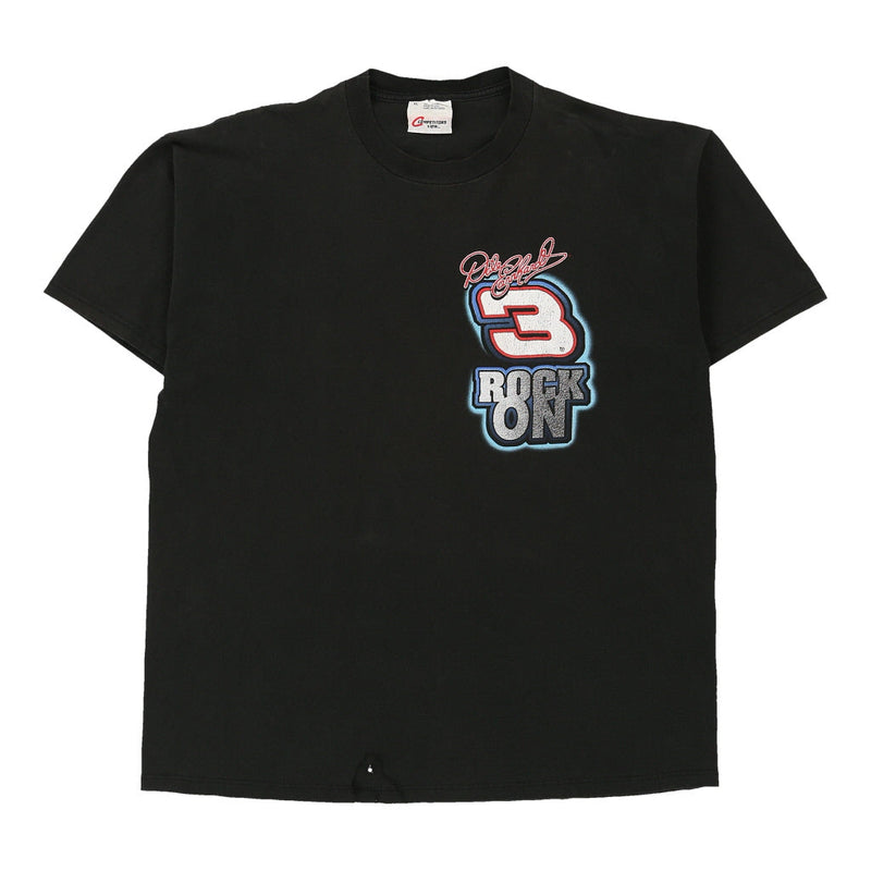 Vintage black Dale Earnhardt 3 Competitors View T-Shirt - mens x-large