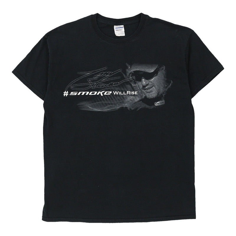 Vintage black Tony Stewart 14 Gildan T-Shirt - mens medium