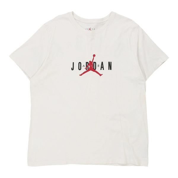 Vintage white Air Jordan T-Shirt - mens x-large